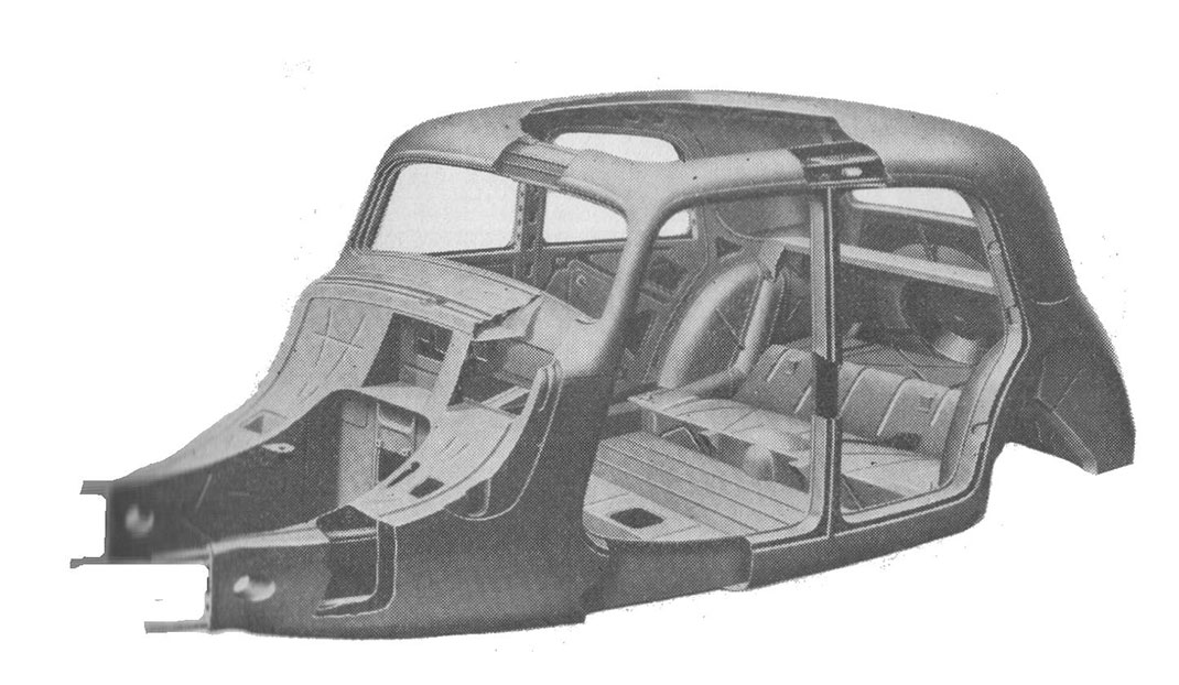 Lancia, structure monocoque